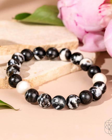Permission to Pause - The Zebra Jasper Bracelet