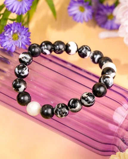 Permission to Pause - The Zebra Jasper Bracelet
