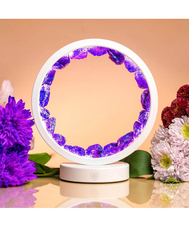 Stress Less, Sleep More – Amethyst Healing Lamp