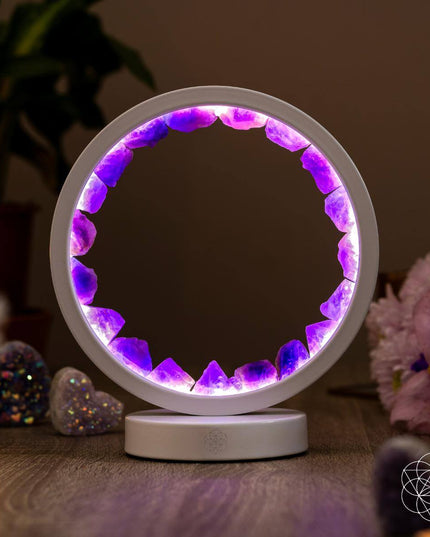 Stress Less, Sleep More – Amethyst Healing Lamp