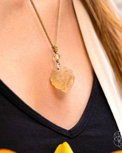 The Destiny Relic – Libyan Desert Glass Pendant