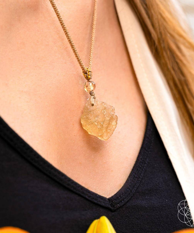 The Destiny Relic – Libyan Desert Glass Pendant