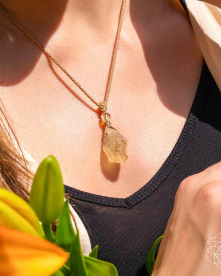 The Destiny Relic – Libyan Desert Glass Pendant