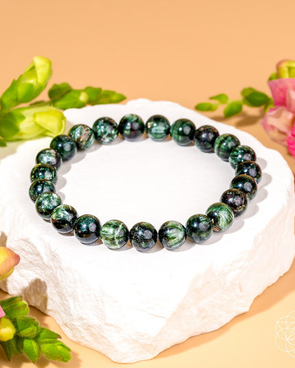 Angel Energy – Rare Seraphinite Bracelet of Transformation