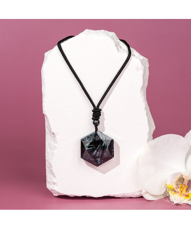 The Arfvedsonite Deep Healing Pendant