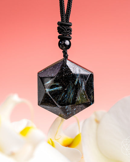 The Arfvedsonite Deep Healing Pendant