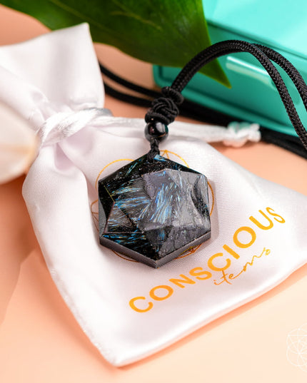 The Arfvedsonite Deep Healing Pendant