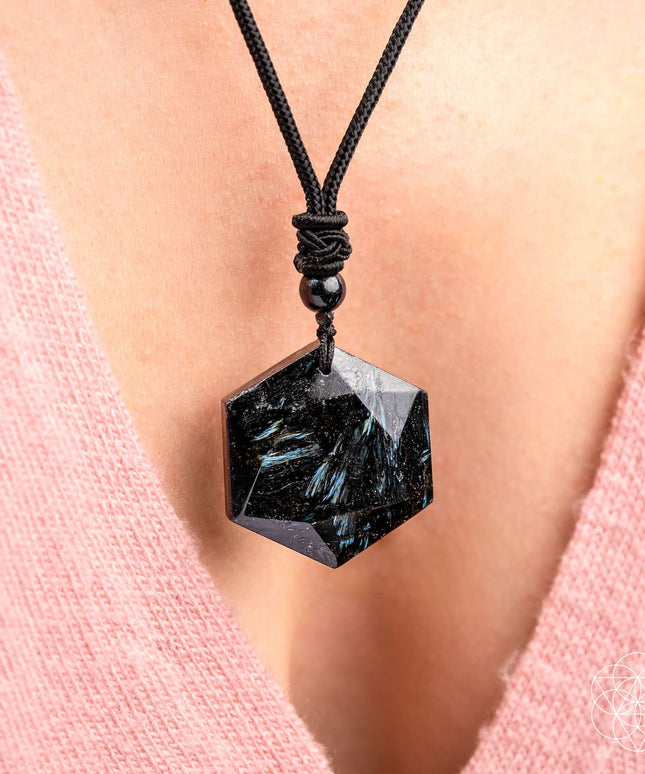 The Arfvedsonite Deep Healing Pendant