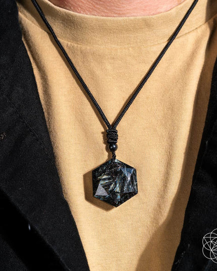 The Arfvedsonite Deep Healing Pendant