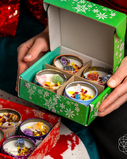 Christmas Candle Set: Stress Less, Cheer More