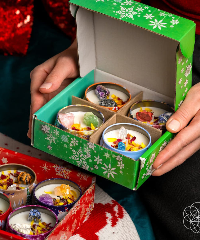 Christmas Candle Set: Stress Less, Cheer More