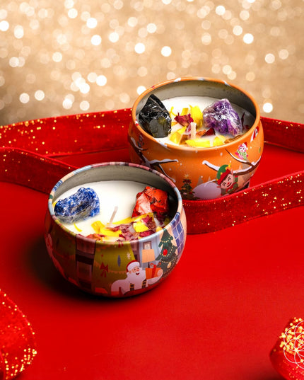 Christmas Candle Set: Stress Less, Cheer More