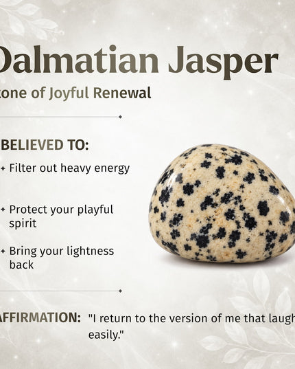 My World Has Color Again – The Dalmatian Jasper Pendant