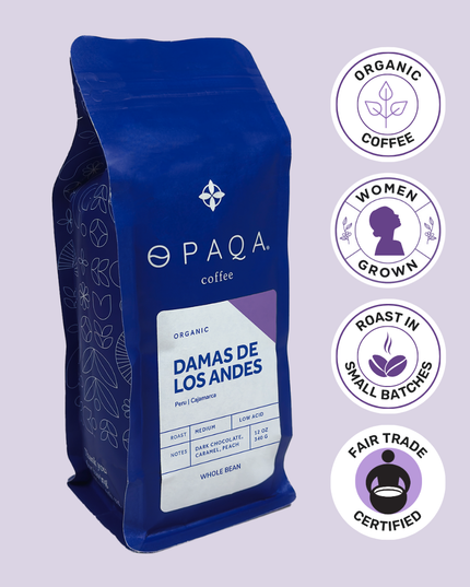 Specialty Peruvian Organic Coffee, Opaqa Dama de Los Andes