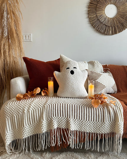 Sherpa Ghost Pillow