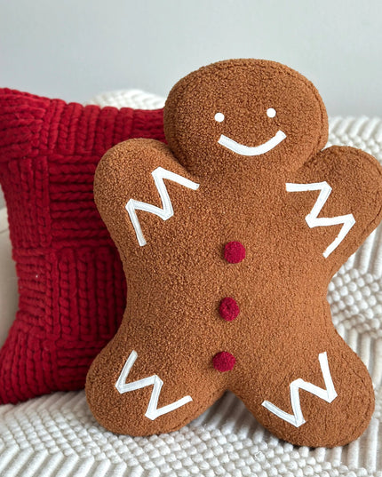 Mr. Gingerbread Pillow