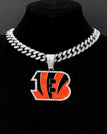 silvery-Cincinnati Bengals / Link Chain / 24inches
