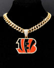 Golden-Cincinnati Bengals / Link Chain / 24inches
