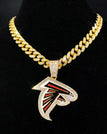 Golden-Atlanta Falcons / Link Chain / 24inches