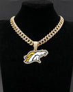 Golden-Denver Broncos / Link Chain / 24inches