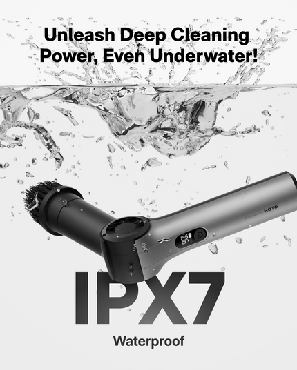 HOTO Flexi™ Cordless Spin Scrubber