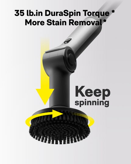 HOTO Flexi™ Cordless Spin Scrubber