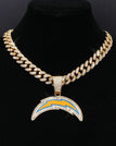 Golden-Los Angeles Chargers / Link Chain / 24inches
