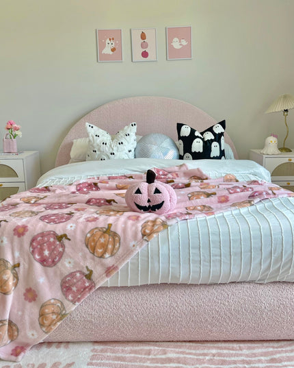 Black Ghost Pillow Cover