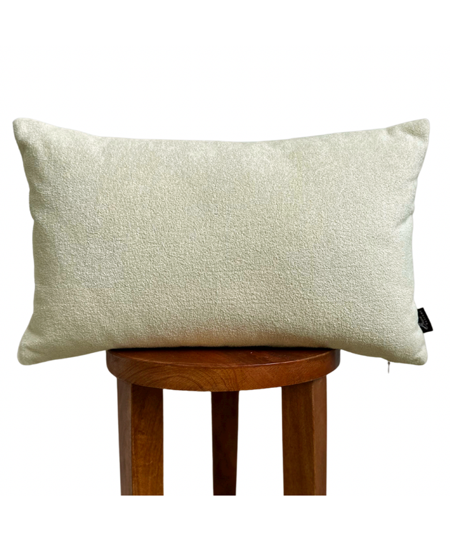 Cream Sherpa Lumbar Pillow Cover