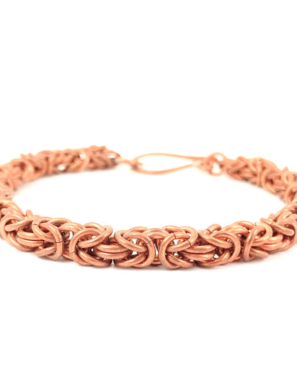 Byzantine Chainmaille Bracelet in Copper