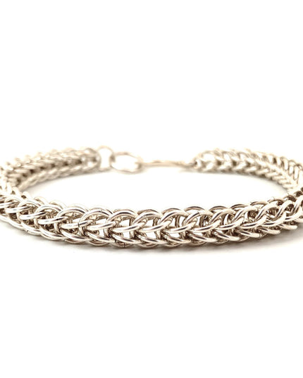 Foxtail Chainmaille Bracelet in Sterling Silver