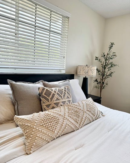 Verona Oversized Lumbar Pillow Cover - 12x36”