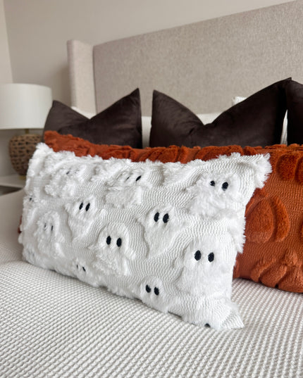 Spooky Ghost Lumbar Pillow Cover
