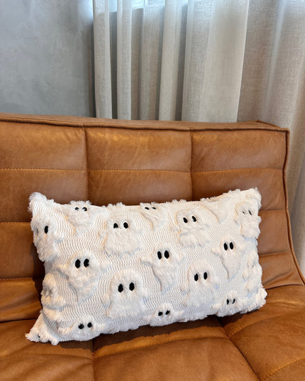 Spooky Ghost Lumbar Pillow Cover