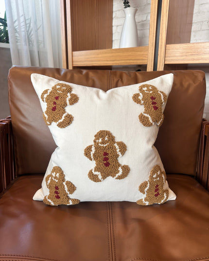 Mini Gingerbread Pillow Cover