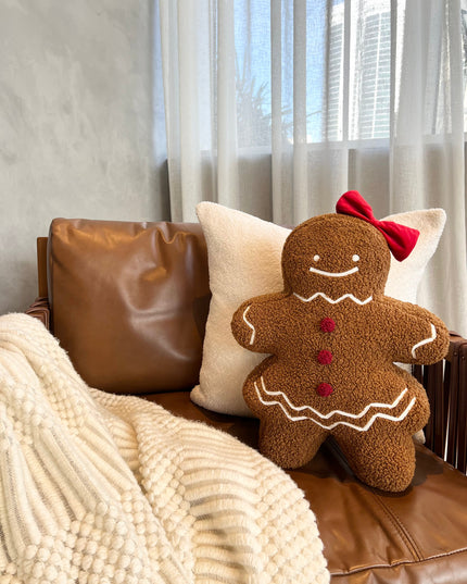 Ms. Gingerbread Shaped Pillow