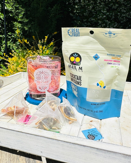 Gin & Tonic Infusion Kit – Sugar Free - Travel Cocktail Tea Bags