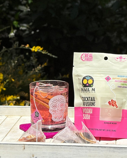 Vodka Soda Infusion Kit – Sugar Free - Travel Cocktail Tea Bags