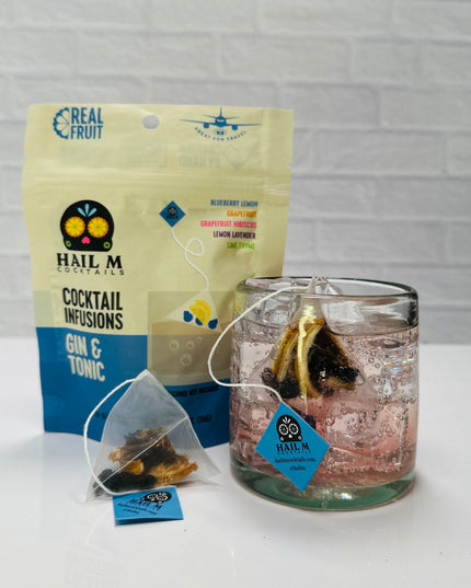 Gin & Tonic Infusion Kit – Sugar Free - Travel Cocktail Tea Bags