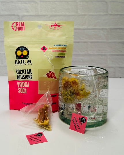 Vodka Soda Infusion Kit – Sugar Free - Travel Cocktail Tea Bags