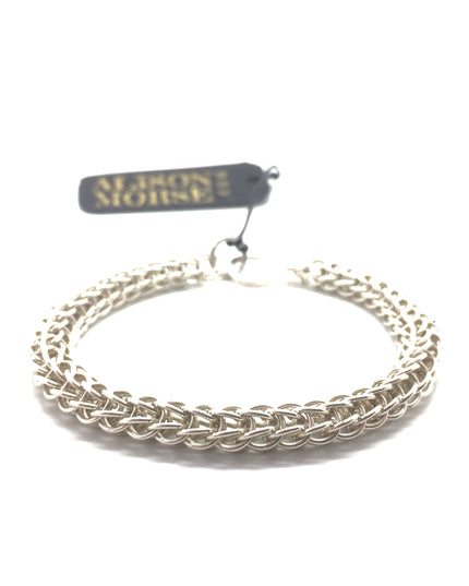 Foxtail Chainmaille Bracelet in Sterling Silver