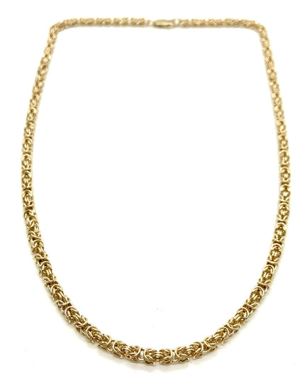 Delicate Byzantine Chainmaille Necklace in 14K Gold Fill