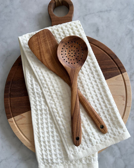 2pc Kitchen Waffle Towel Set