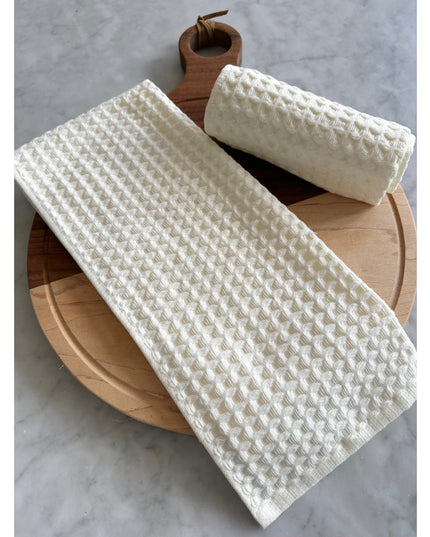 2pc Kitchen Waffle Towel Set