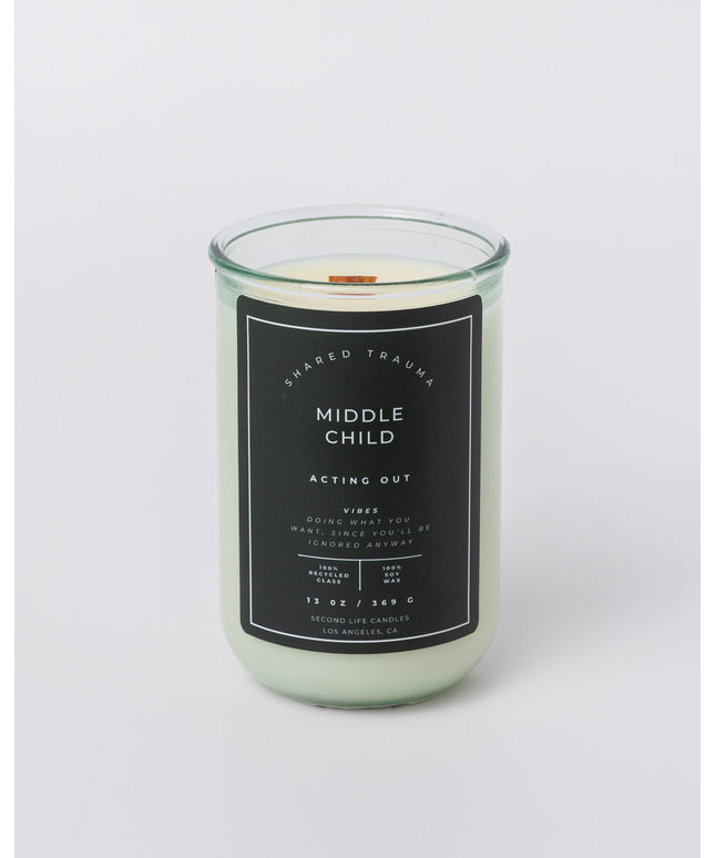 Shared Trauma Candles - Layoffs - 13 Oz Crackling Wood Wick - Ginger & Saffron