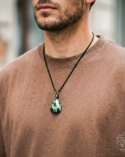 The Angel by My Side – Rare Seraphinite Pendant