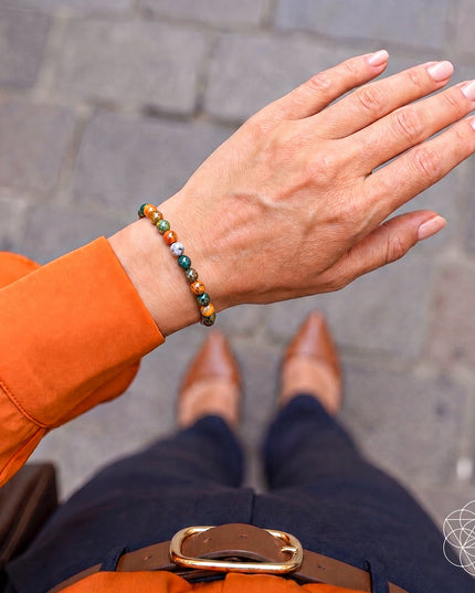 Quiet My Mind – Ocean Jasper Bracelet | 6mm