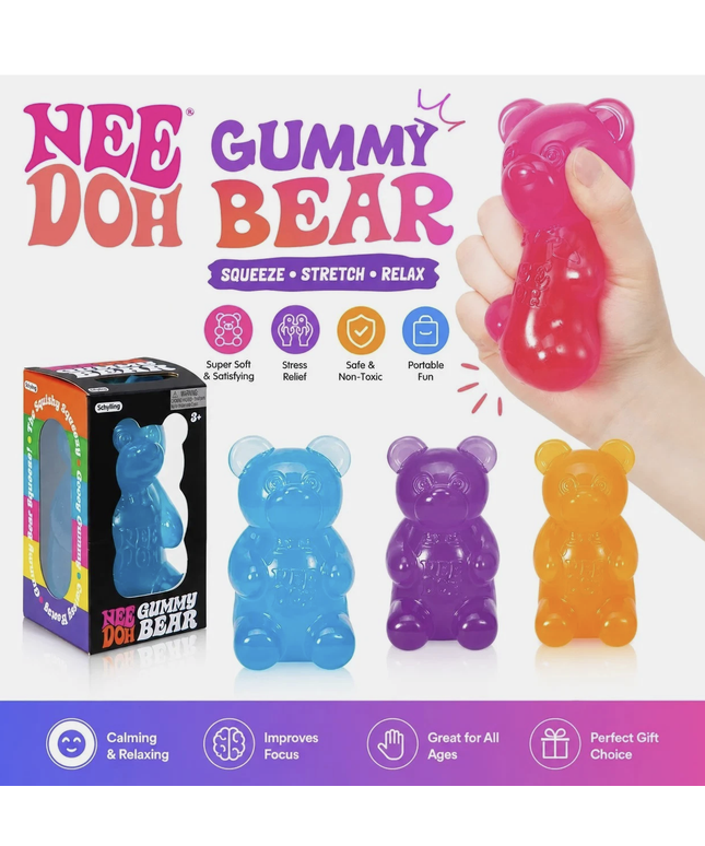 NeeDoh Gummy Bear Squishy
