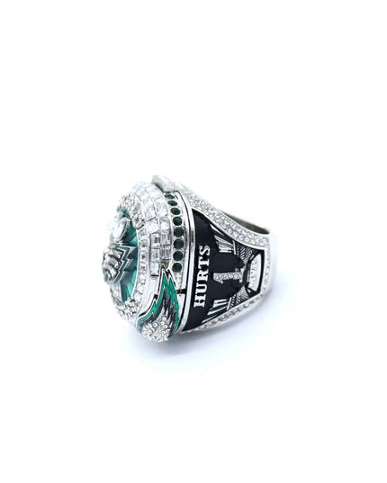 Philadelphia Eagles 2025 Championship Ring & Trophy Replica Set — Hurts (#1) or Barkley (#26) Edition