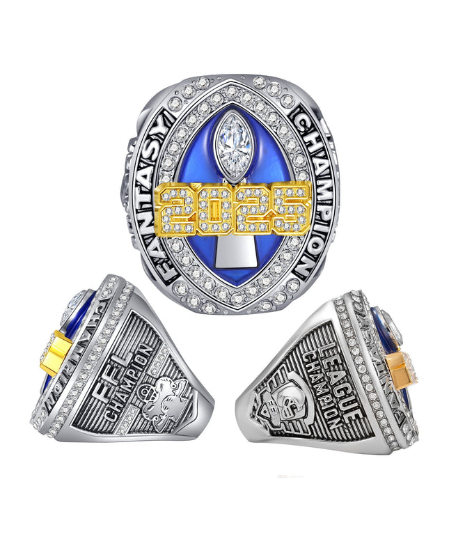 2025 Fantasy Football Champion Ring – Gifts for Fans/Friends/Family